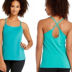 Fabletics teal penny tank